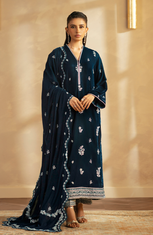 Velmor - Unstitched Velvet Formals - '25 By Seran