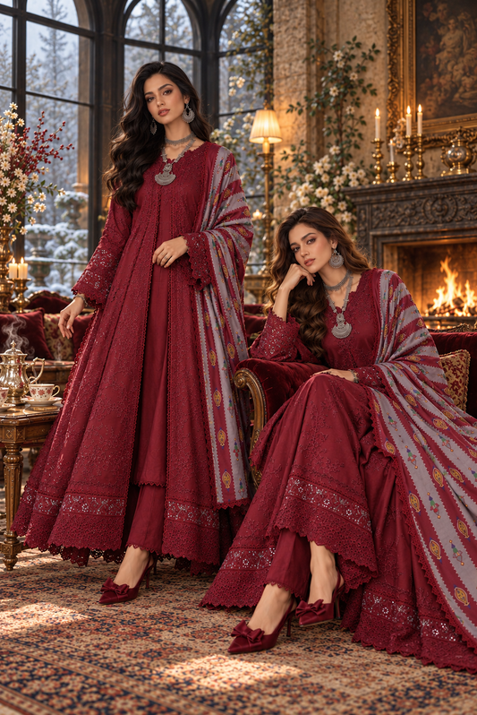 Noor Winter Embroidered Printskhas '26 By Noor By Sadia Asad