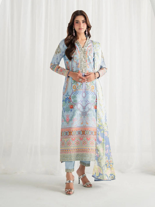 Aira Printed Silk Collection by Gulaal