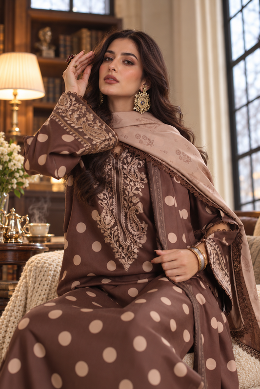 Noor Winter Embroidered Printskhas '26 By Noor By Sadia Asad