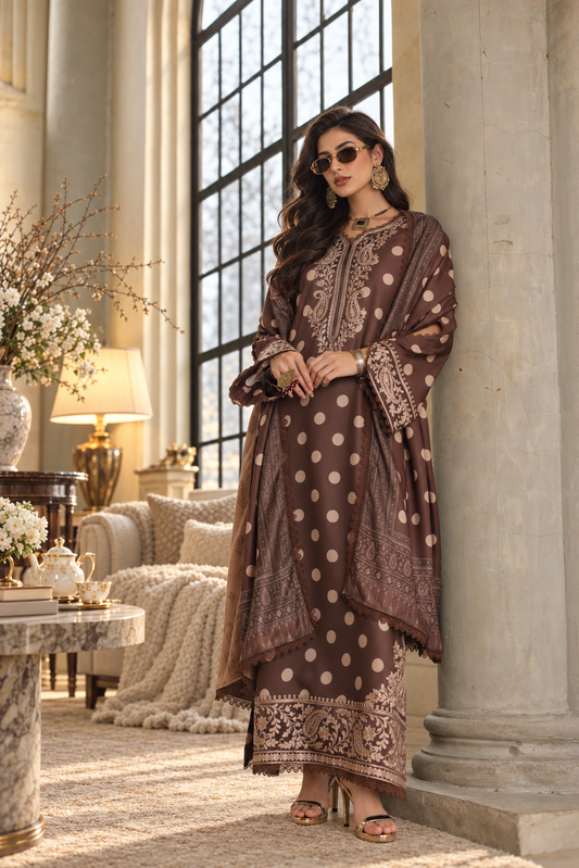 Noor Winter Embroidered Printskhas '26 By Noor By Sadia Asad
