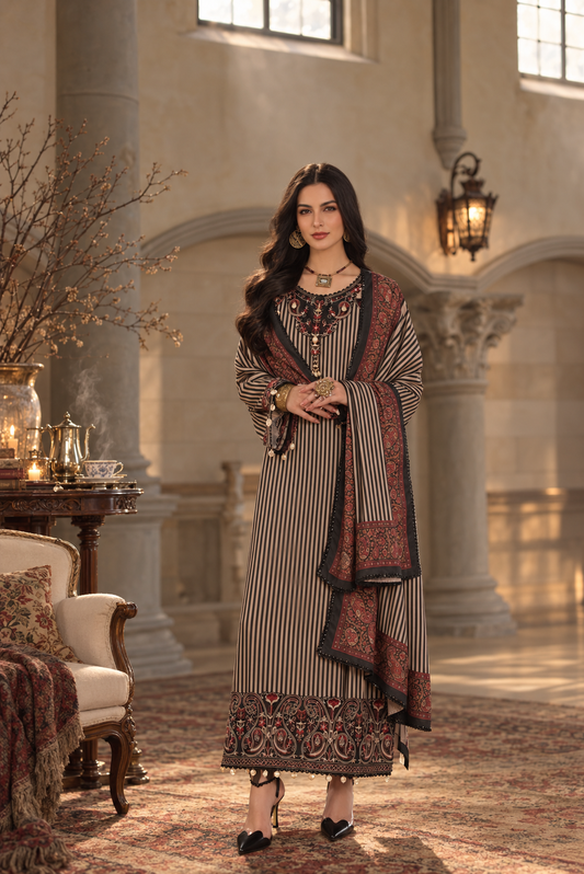 Noor Winter Embroidered Printskhas '26 By Noor By Sadia Asad