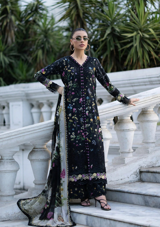 Signature Embroidered Lawn By Elaf Premium