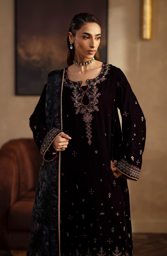 Velmor - Unstitched Velvet Formals - '25 By Seran