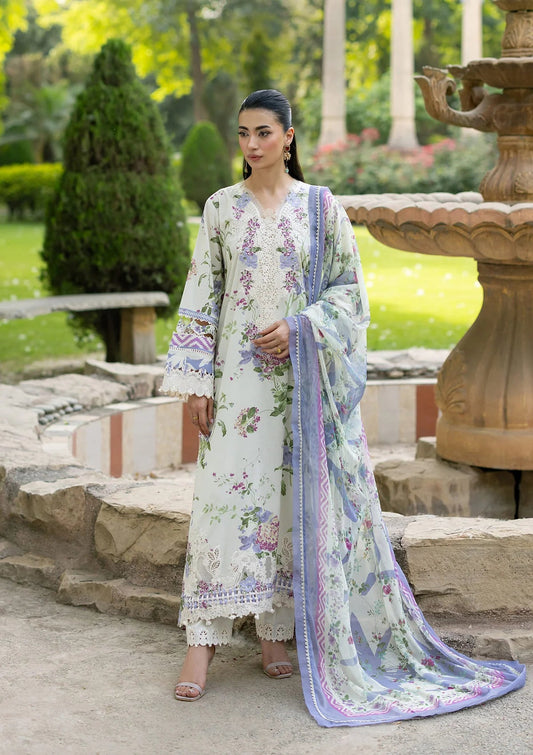 Signature Embroidered Lawn By Elaf Premium