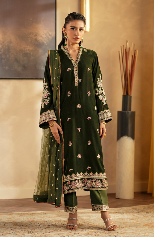 Velmor - Unstitched Velvet Formals - '25 By Seran