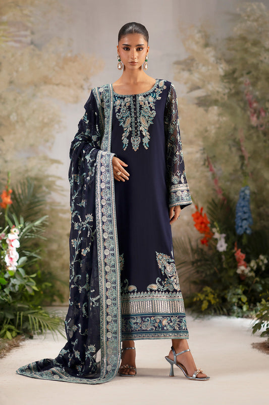 Luxury Chiffon Unstitched by Freesia Premium