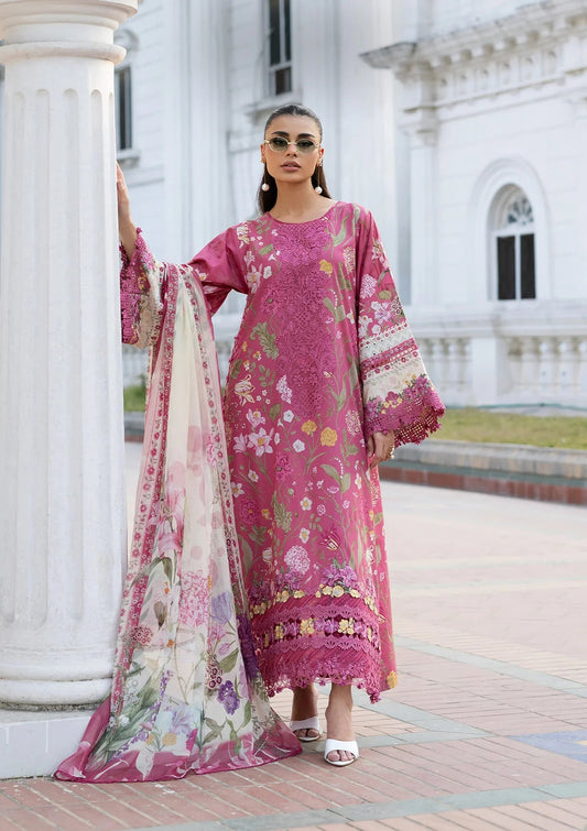 Signature Embroidered Lawn By Elaf Premium