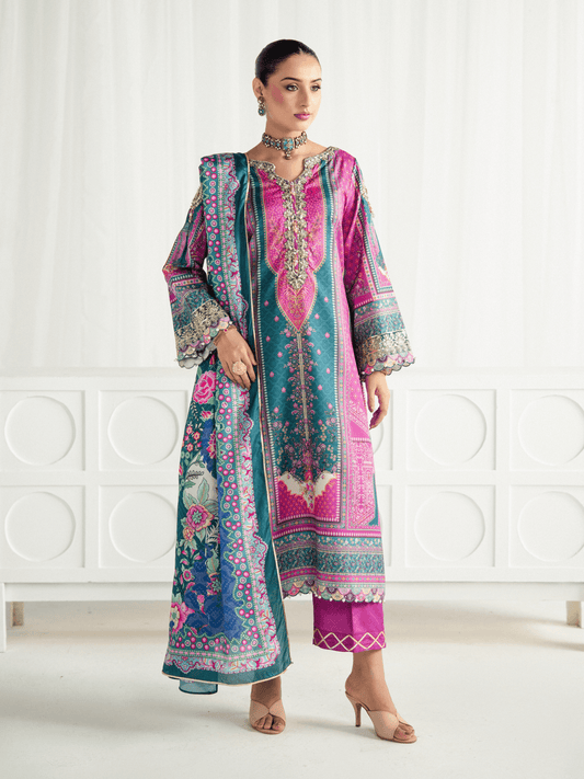 Aira Printed Silk Collection by Gulaal