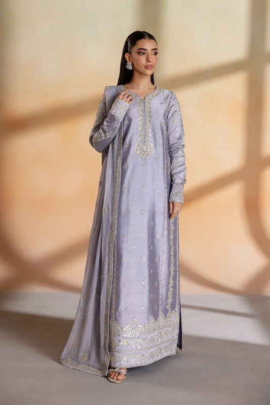 Elara | Unstitched Sheesha Silk Collection By Emaan Adeel