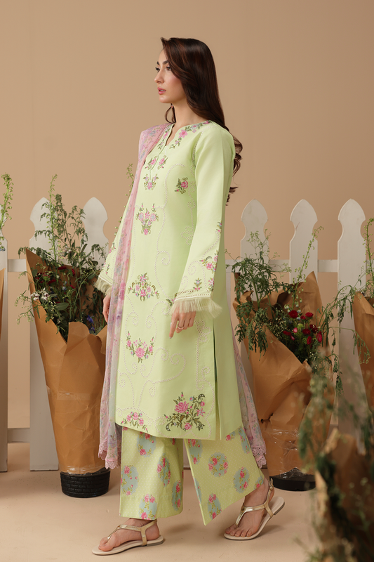 Jahaan Embroidered Lawn Signature Edit By Raj Bari