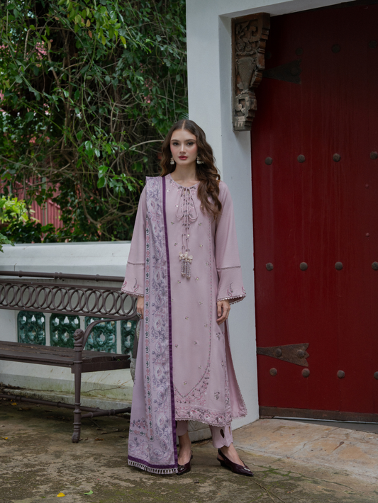 Kashmere Embroidered Wool Edit By Allys