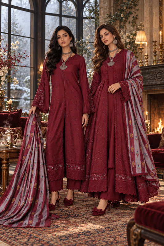 Noor Winter Embroidered Printskhas '26 By Noor By Sadia Asad