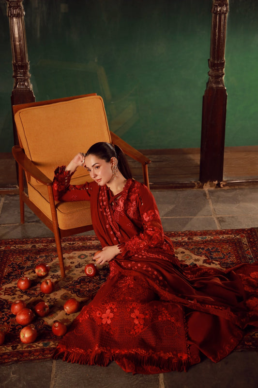 Winter Shawl Collection by Maryam Hussain