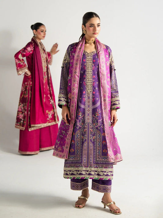 Aira Printed Silk Collection by Gulaal