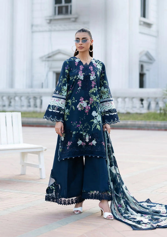 Signature Embroidered Lawn By Elaf Premium
