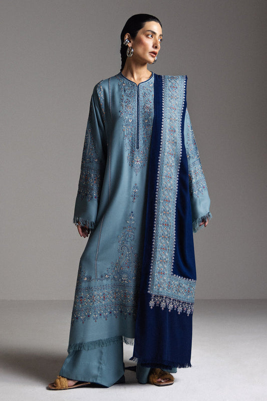 Winter Unstitched Saraab By Zara Shajahan