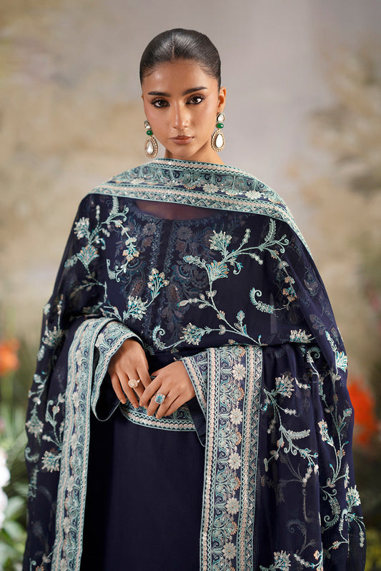 Luxury Chiffon Unstitched by Freesia Premium