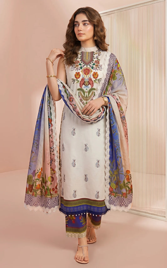 Yakin by Asifa & Nabeel | Printed Unstitched Lawn