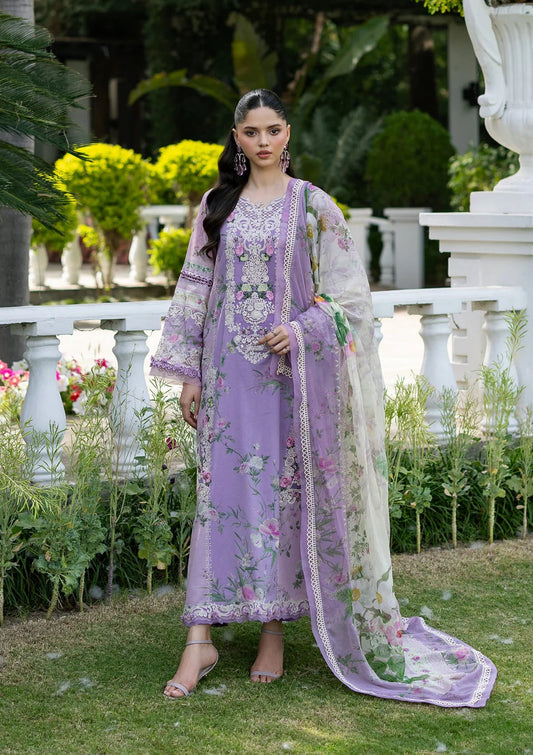 Signature Embroidered Lawn By Elaf Premium
