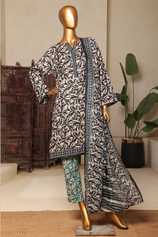 Bin Saeed Stitched 3 Piece