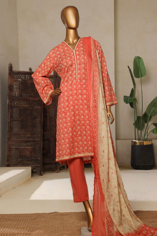 Bin Saeed Stitched 3 Piece