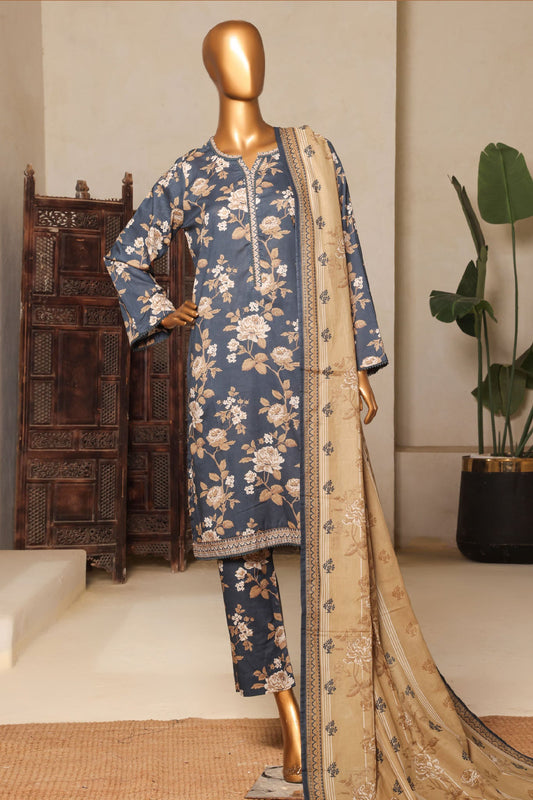 Bin Saeed Stitched 3 Piece