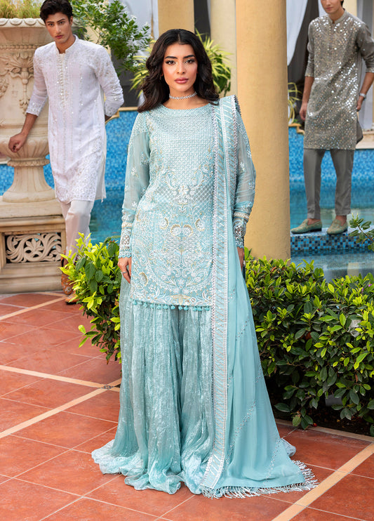 Haye Dil Unstitched Formals by Sahane