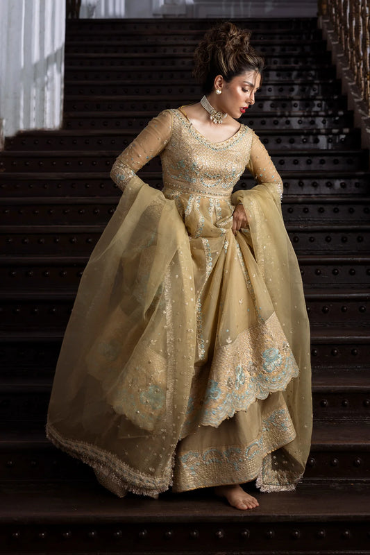 Jahan IV Luxury Festive By Erum Khan -Pink Dust