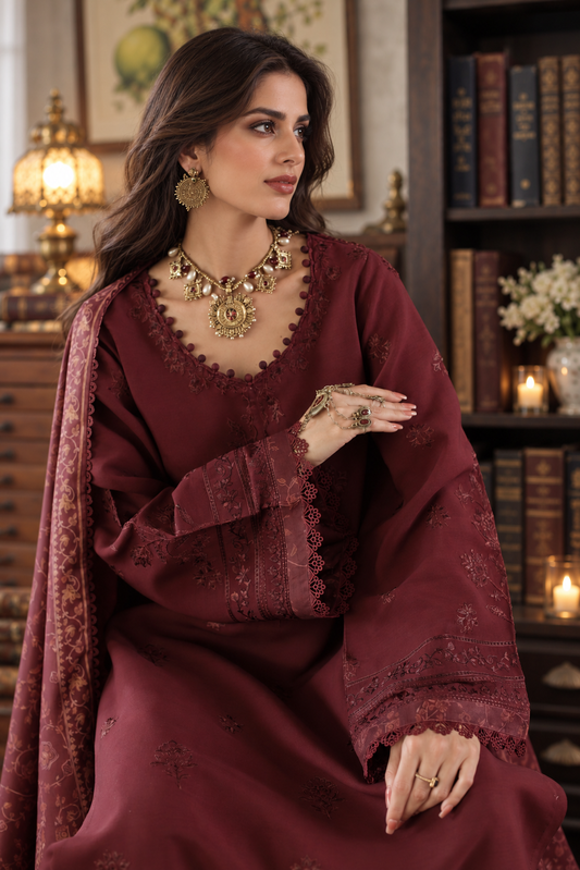 Noor Winter Embroidered Printskhas '26 By Noor By Sadia Asad