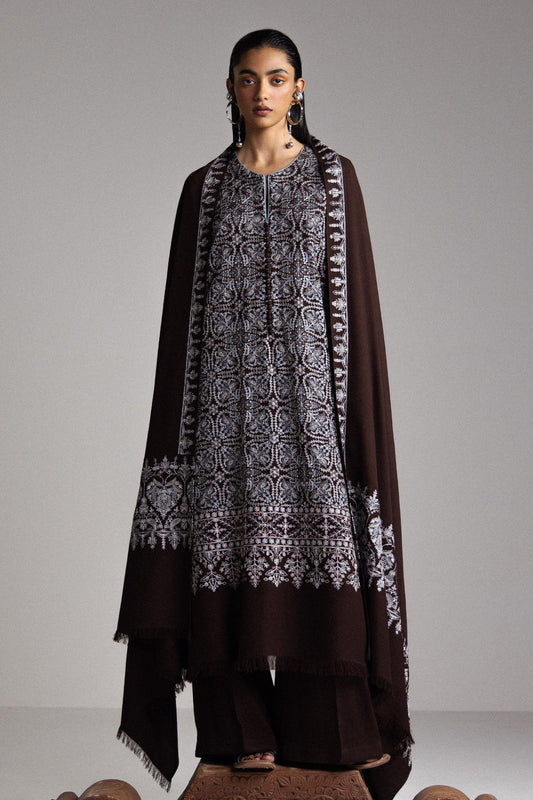 Winter Unstitched Saraab By Zara Shajahan