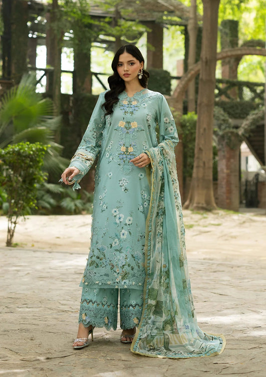 Signature Embroidered Lawn By Elaf Premium