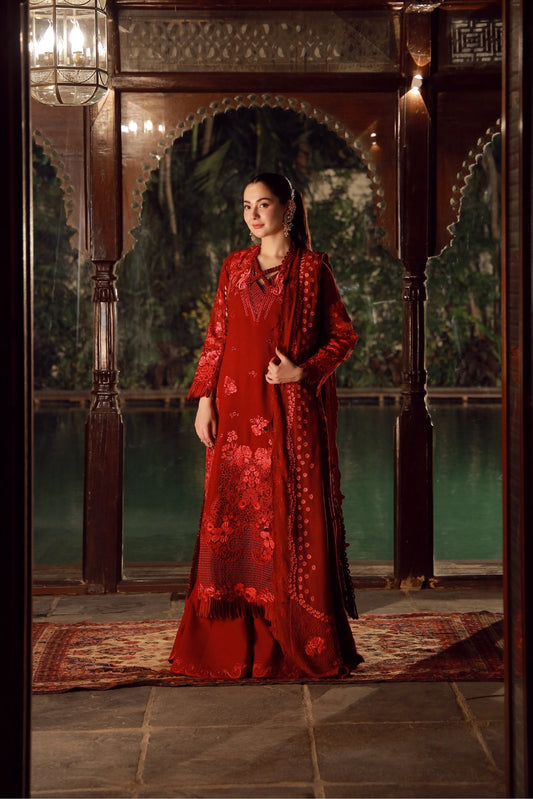 Winter Shawl Collection by Maryam Hussain