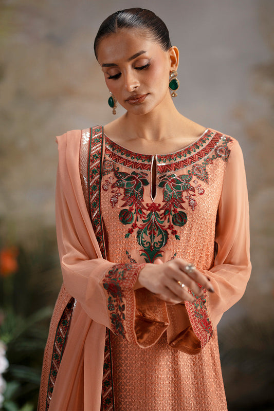 Luxury Chiffon Unstitched by Freesia Premium