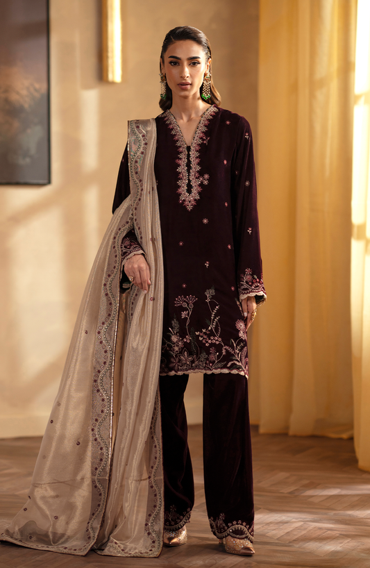 Velmor - Unstitched Velvet Formals - '25 By Seran