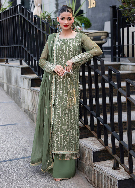 At First Glance Luxury Chiffon Collection by Sahane - Mist