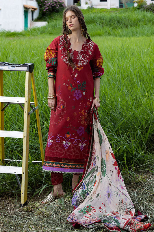 Mirasol By Mushq Hemline Unstitched Cambric Collection
