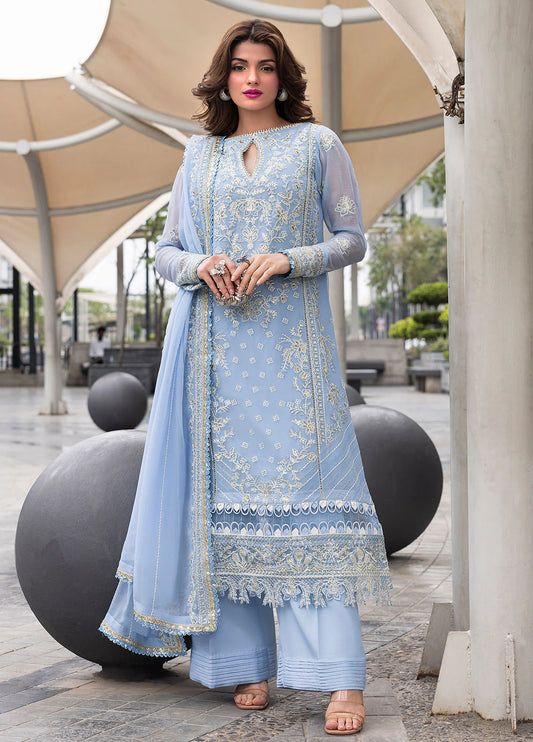 At First Glance Luxury Chiffon Collection by Sahane - First Rain
