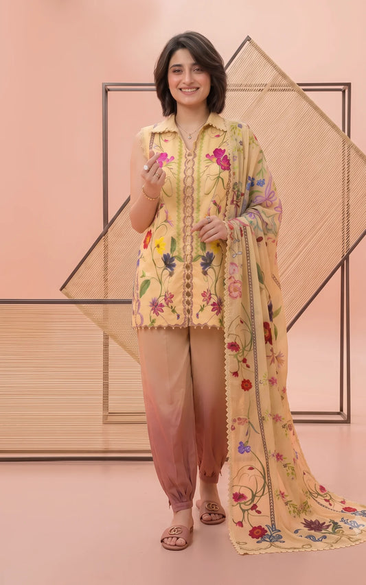Yakin by Asifa & Nabeel | Printed Unstitched Lawn