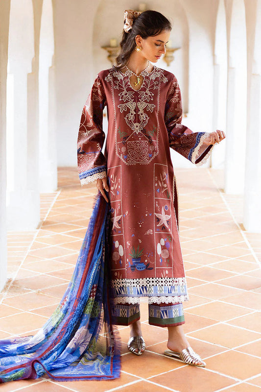 Mirasol By Mushq Hemline Unstitched Cambric Collection