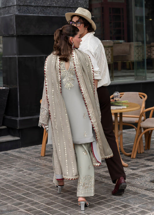 At First Glance Luxury Chiffon Collection by Sahane - Dew