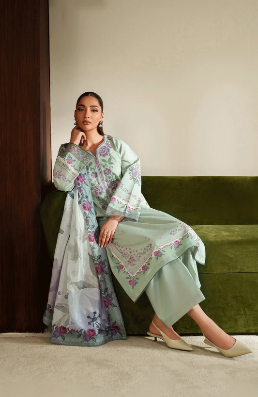 Ilara By Seran Unstitched Cambric Collection 2025