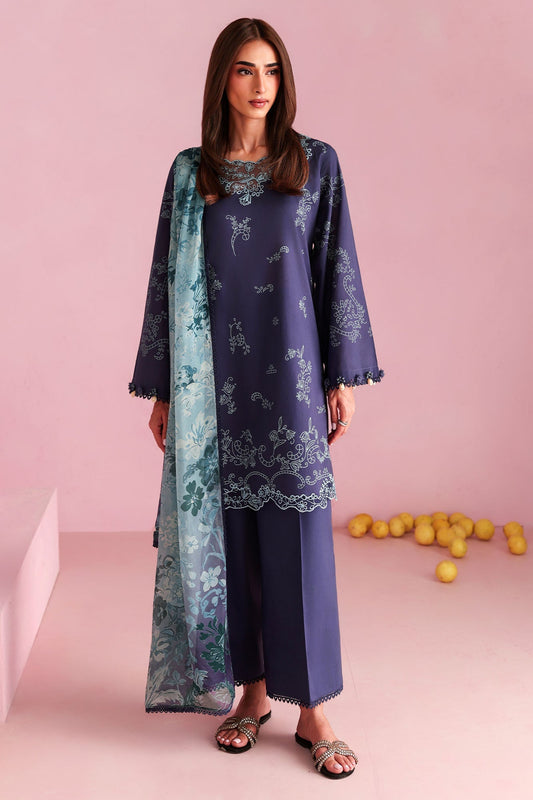 Unstitched Premium Lawn III By Cross Stitch