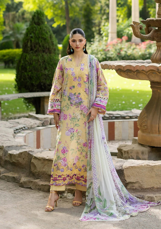 Signature Embroidered Lawn By Elaf Premium