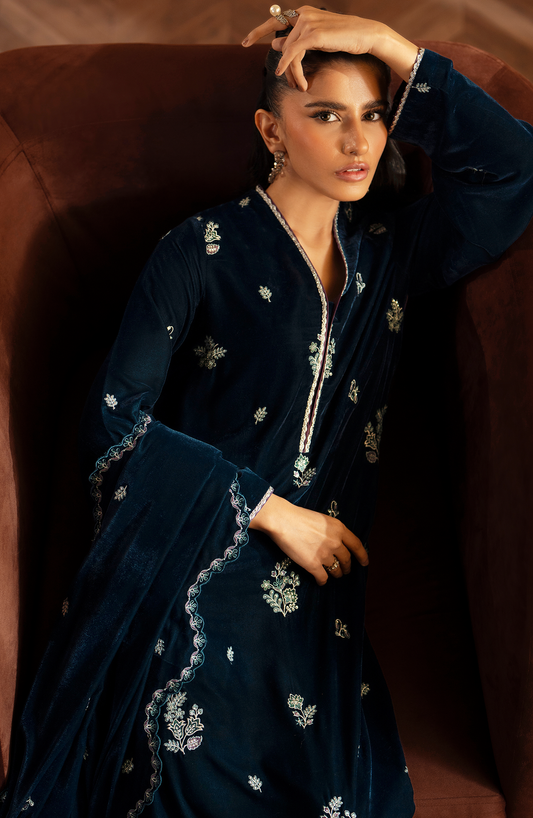 Velmor - Unstitched Velvet Formals - '25 By Seran