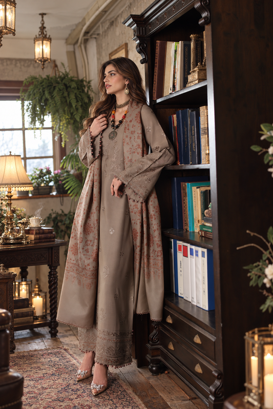 Noor Winter Embroidered Printskhas '26 By Noor By Sadia Asad