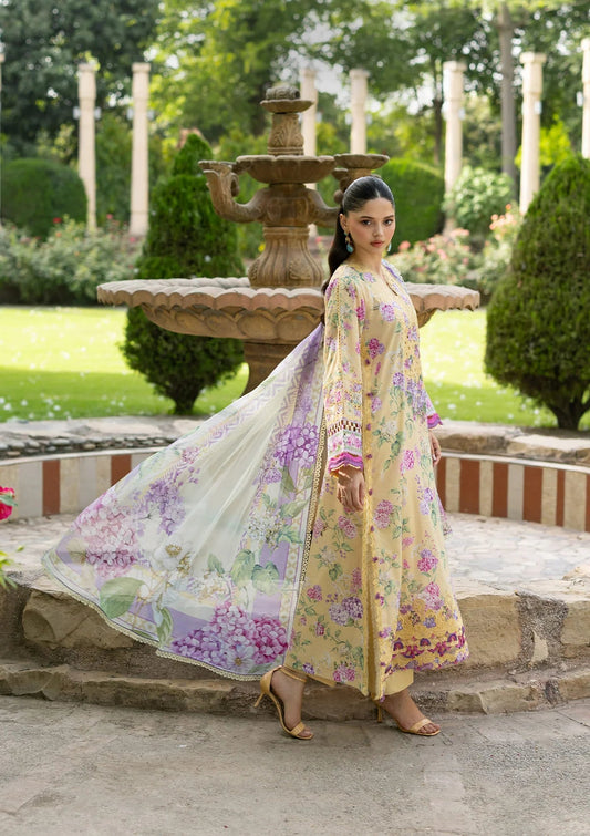 Signature Embroidered Lawn By Elaf Premium