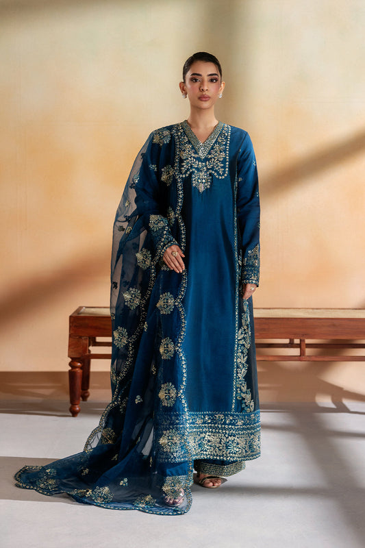 Elara | Unstitched Sheesha Silk Collection By Emaan Adeel
