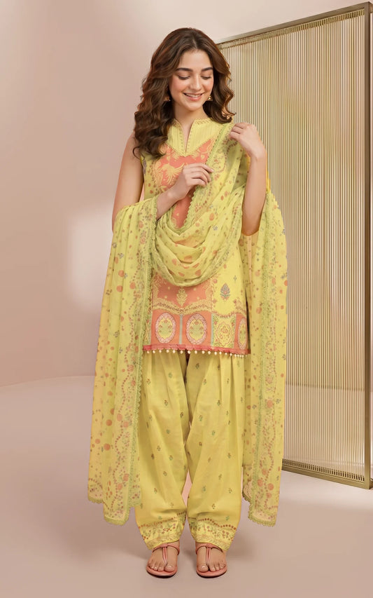 Yakin by Asifa & Nabeel | Printed Unstitched Lawn