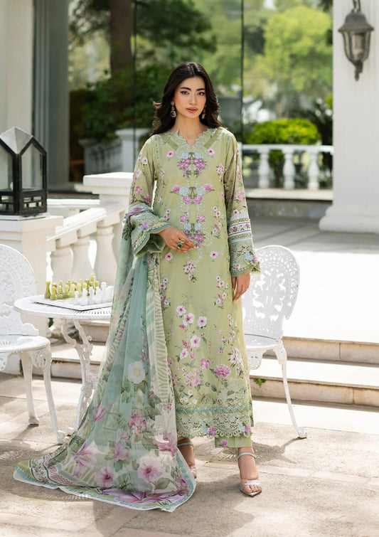 Signature Embroidered Lawn By Elaf Premium